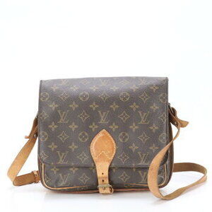 Louis Vuitton Monogram Cartesiere Leather Crossbody Bag Hand Tote